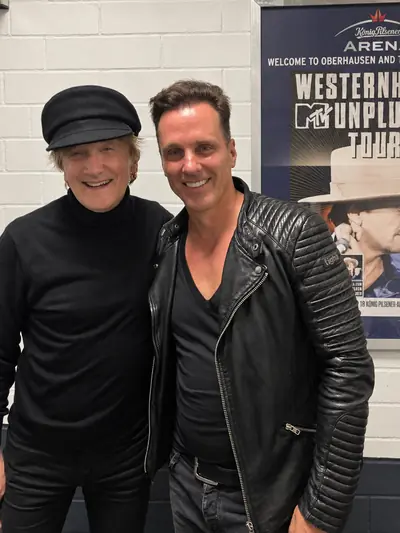 Mischa Züwerink mit Marius Müller-Westernhagen